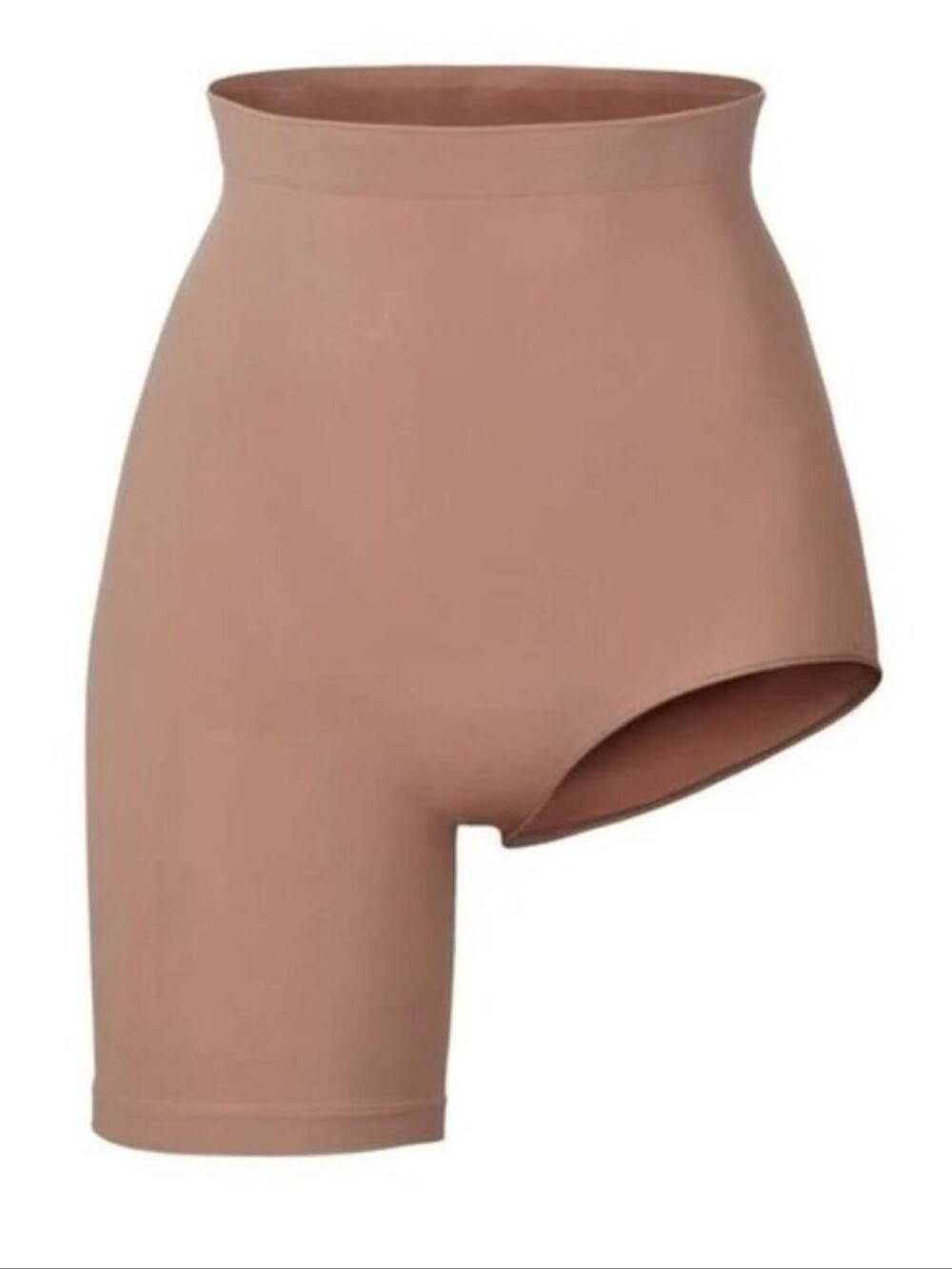 Skims Seamless Sculpt Solution Short Left Leg Exposed